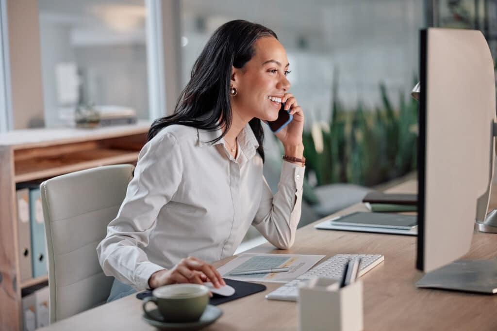 A representative from Solar Cancellation Resource Center doing an intake call with a homeowner looking to cancel their solar contract.