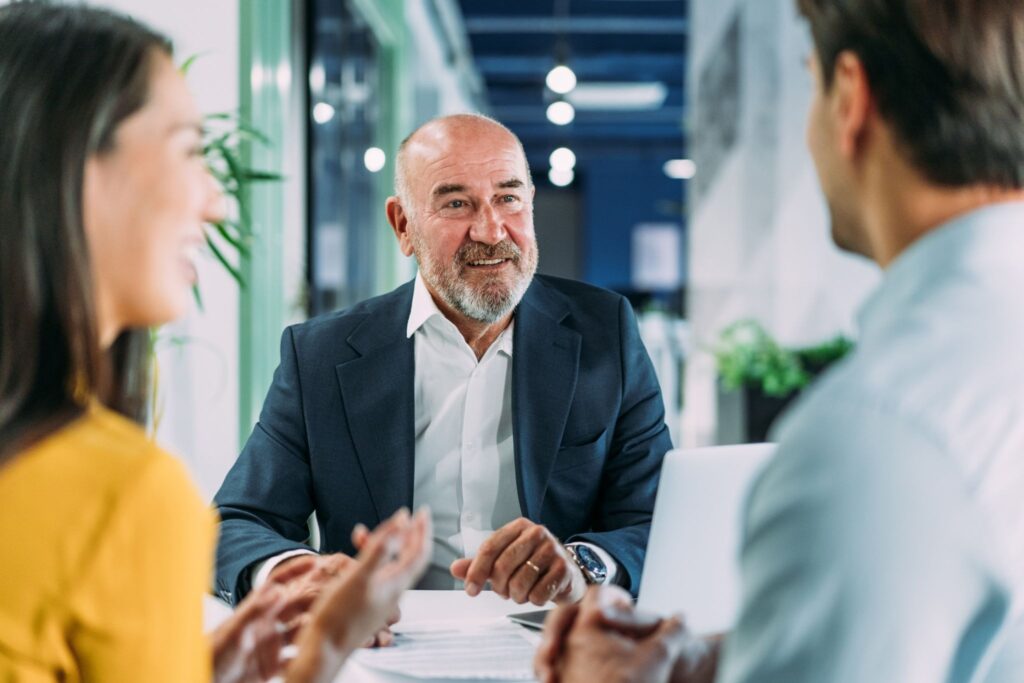 Homeowners discussing their solar cancellation options with a member of Solar Cancellation Resource Center. 